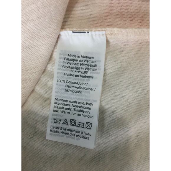 J. Crew Tie Wrap T Shirt Womens Size Small Subtle Pink V neck Short Sleeve NWOT - Picture 7 of 9